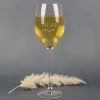 Leonardo Weißweinglas mit Ornament & Namensgravur | Personalisiertes Geschenk für Weinliebhaber