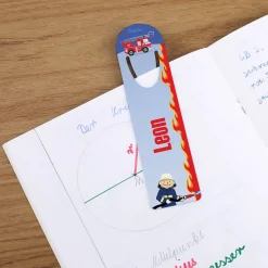 2 Lesezeichen Feuerwehrmann