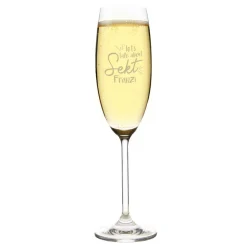 Let's talk about Sekt - Graviertes Sektglas mit Ihrem Wunschname
