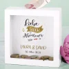 Liebe, Glück & Abenteuer - Bilderrahmen Spardose für Geldgeschenke zur Hochzeit