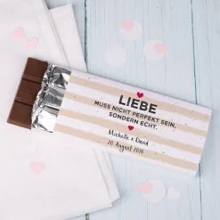 Liebe muss echt sein - 100 g Schokolade