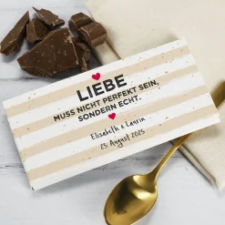 Liebe muss echt sein - 100 g Schokolade