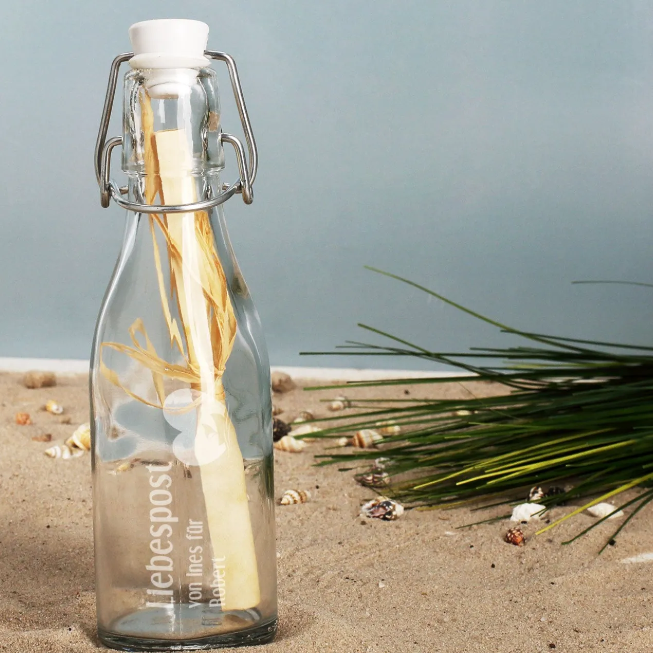Liebespost aus der kleinen Flasche | Geschenk zum Valentinstag & Hochzeit