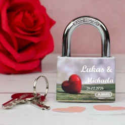 Liebesschloss zum Valentinstag