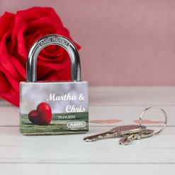 Liebesschloss zum Valentinstag