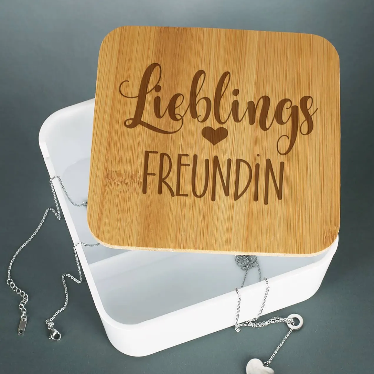 Lieblings... Aufbewahrungsdose mit Ihrem Wunschtext graviert