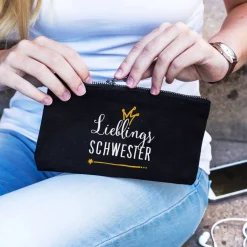 Lieblings... Beautycase in schwarz für tolle Mitmenschen