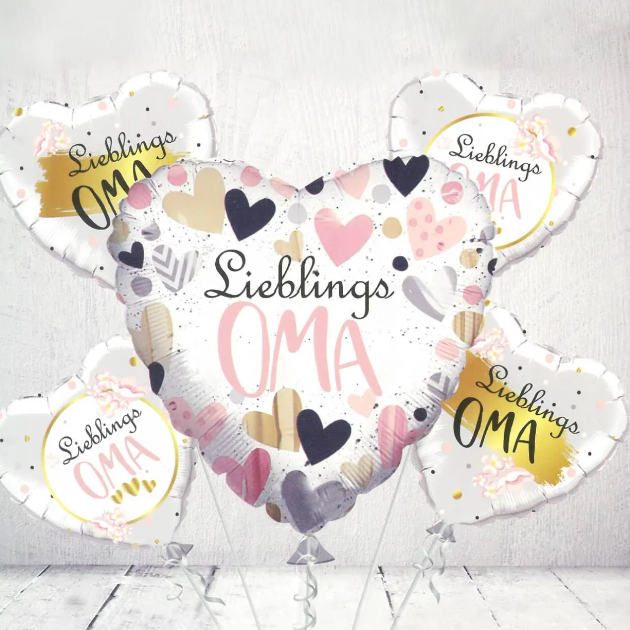 Lieblings-Oma Folien-Ballon-Set 5-teilig