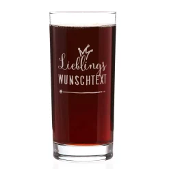 Lieblings... Trinkglas mit Wunschgravur