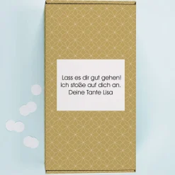 Lillet Geschenkset mit graviertem Weinglas für verschiedene Anlässe