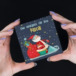 4 Lindorkugeln in weihnachtlicher Verpackung
