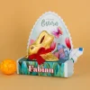Lindt Goldhase in personalisierter Osterverpackung mit Wunschname "Frohe Ostern"