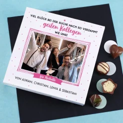 Lindt Pralinen Foto - Abschiedsgeschenk für Kollegen & Kolleginnen