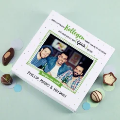 Lindt Pralinen Foto - Abschiedsgeschenk für Kollegen & Kolleginnen
