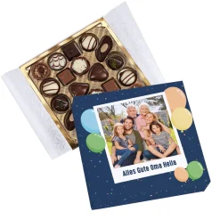 Lindt Pralinen in personalisierter Fotoverpackung zum Geburtstag