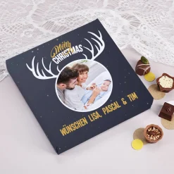 Lindt Pralinen mit Fotoaufdruck zu Weihnachten