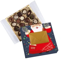 Lindt Pralinen mit goldenem Geldumschlag