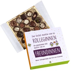 Lindt Pralinen mit Spruch - Geschenk zum Abschied für Kolleginnen
