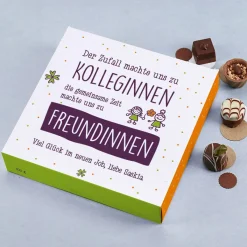 Lindt Pralinen mit Spruch - Geschenk zum Abschied für Kolleginnen