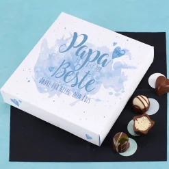 Lindt-Pralinen "Papa Du bist der Beste" mit Wunschtext