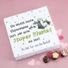 Lindt Pralinen 'Super Mama' personalisiert mit Wunschtext & Panda Motiv | Geschenk zum Muttertag