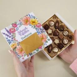 Lindt Pralinen Wunscherfüller mit Geldumschlag & Name | Geldgeschenk für Frauen zum Geburtstag