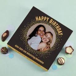 Lindt Pralinen zum Geburtstag mit Foto und Wunschtext