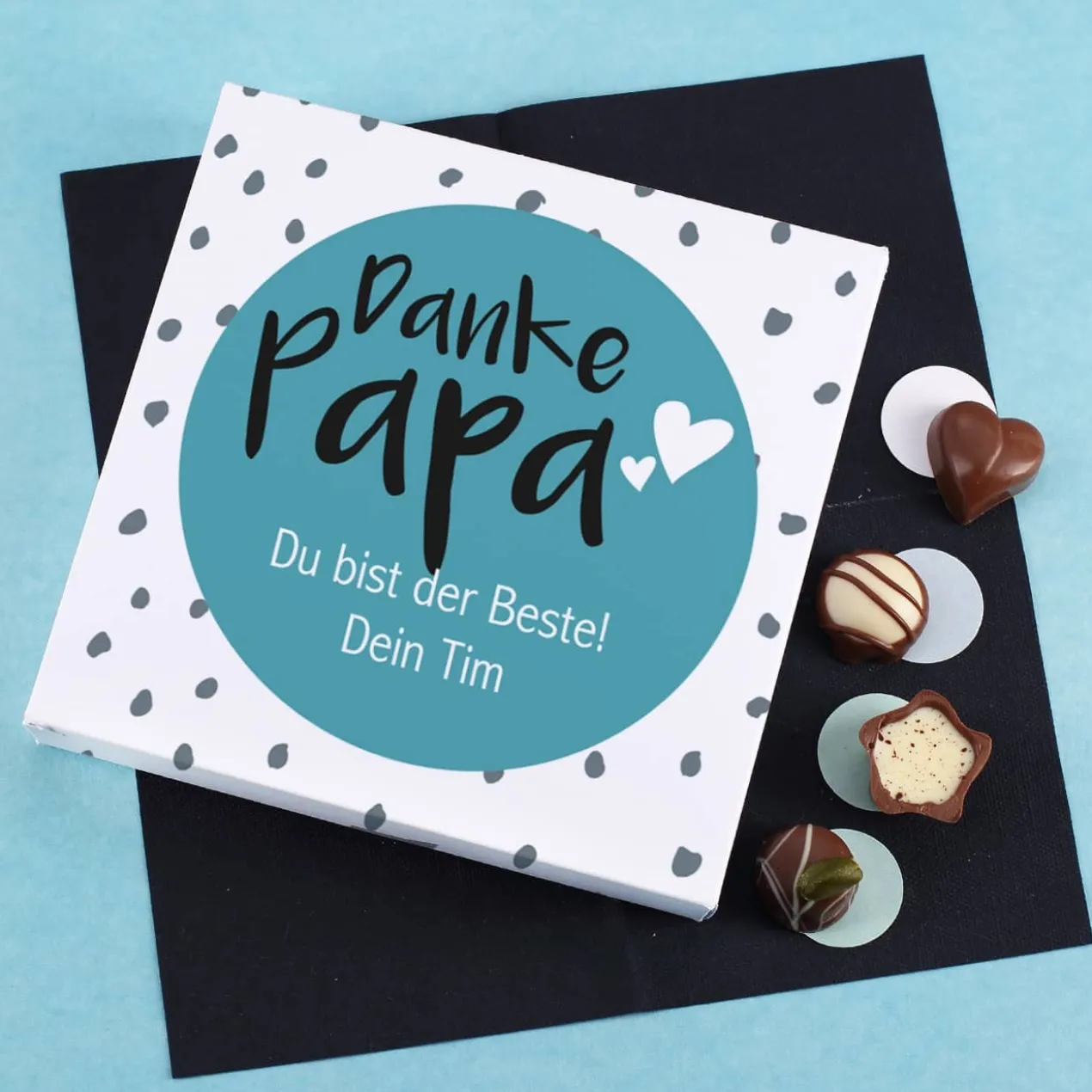 Lindt Pralinen zum Vatertag mit Ihrem Wunschtext