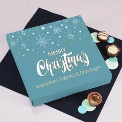 Lindt-Pralinen zu Weihnachten mit Ihrem Wunschtext