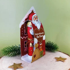 Lindt Schoko-Weihnachtsmann in personalisierter Verpackung | Süßer Weihnachtsgruß mit Name