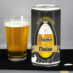 1 Liter Dose Oster-Bier mit Wunschname