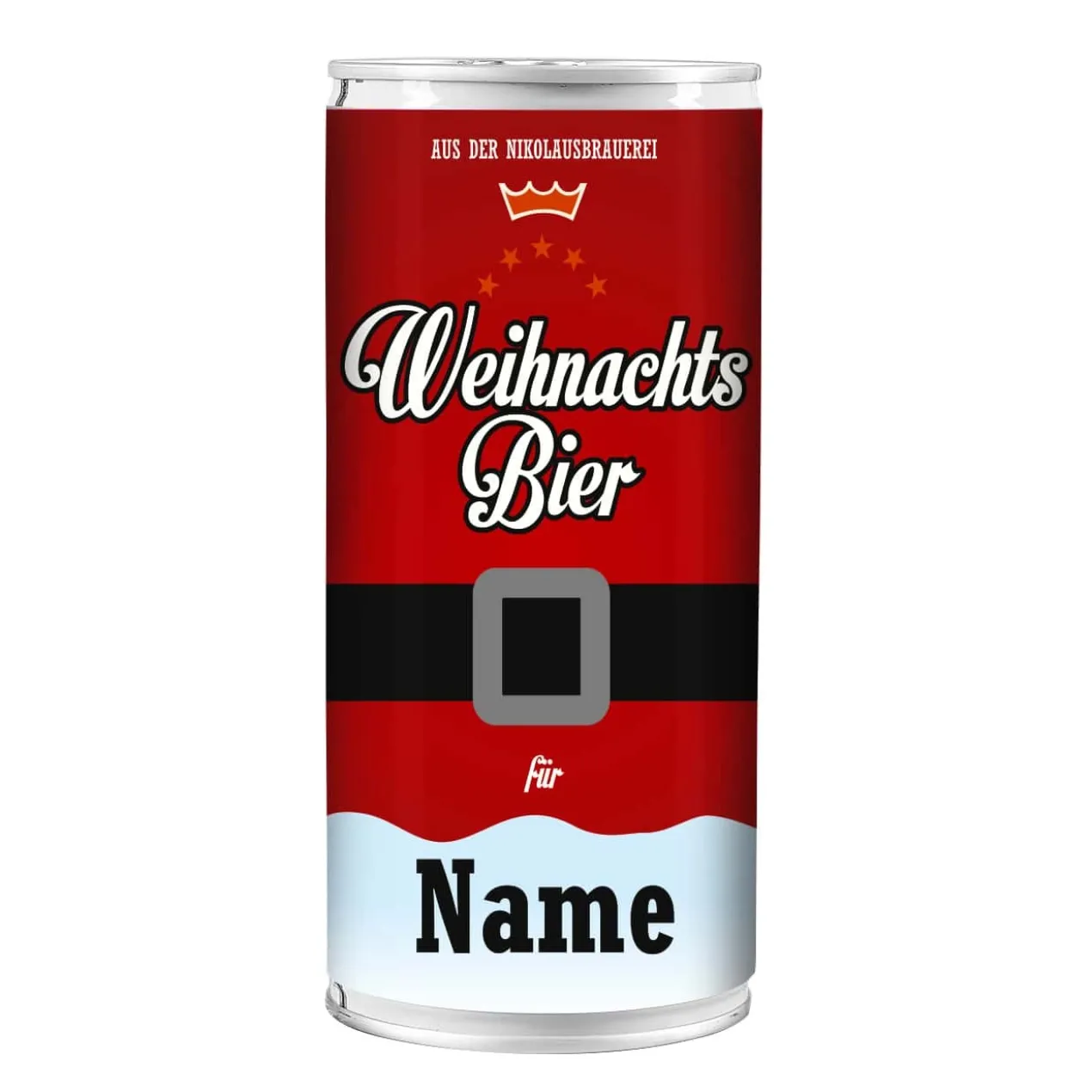 1 Liter Weihnachtsbier mit Wunschname - die vollmundige Geschenkidee