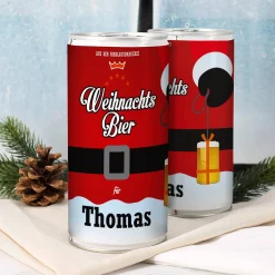 1 Liter Weihnachtsbier mit Wunschname - die vollmundige Geschenkidee