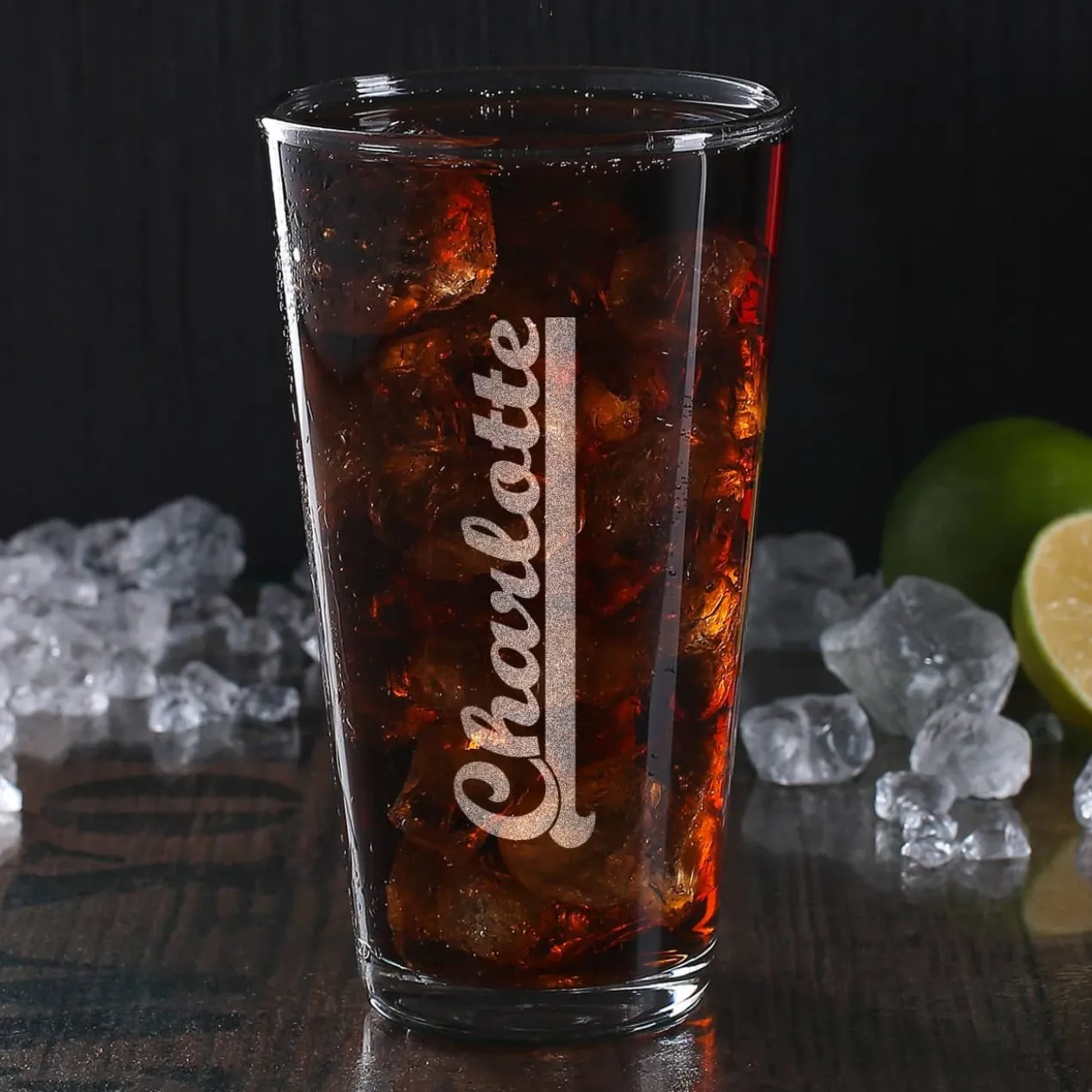 Longdrink-Glas mit Wunschnamen