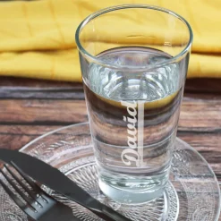 Longdrink-Glas mit Wunschnamen