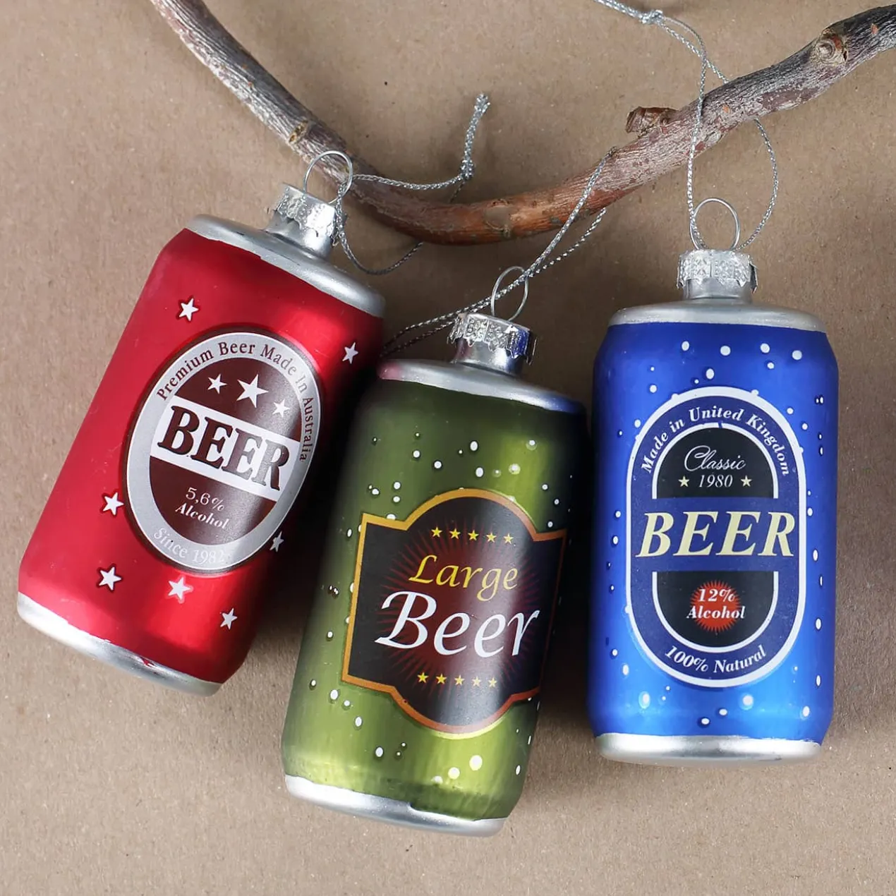 Lustiger Weihnachtsbaumschmuck - Drinks