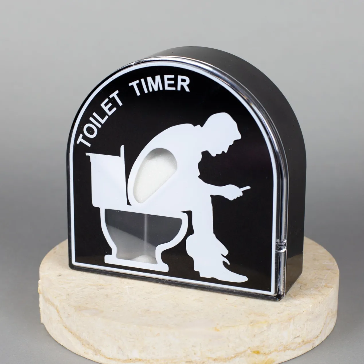 Lustige Sanduhr als Toiletten-Timer - 5 Minuten
