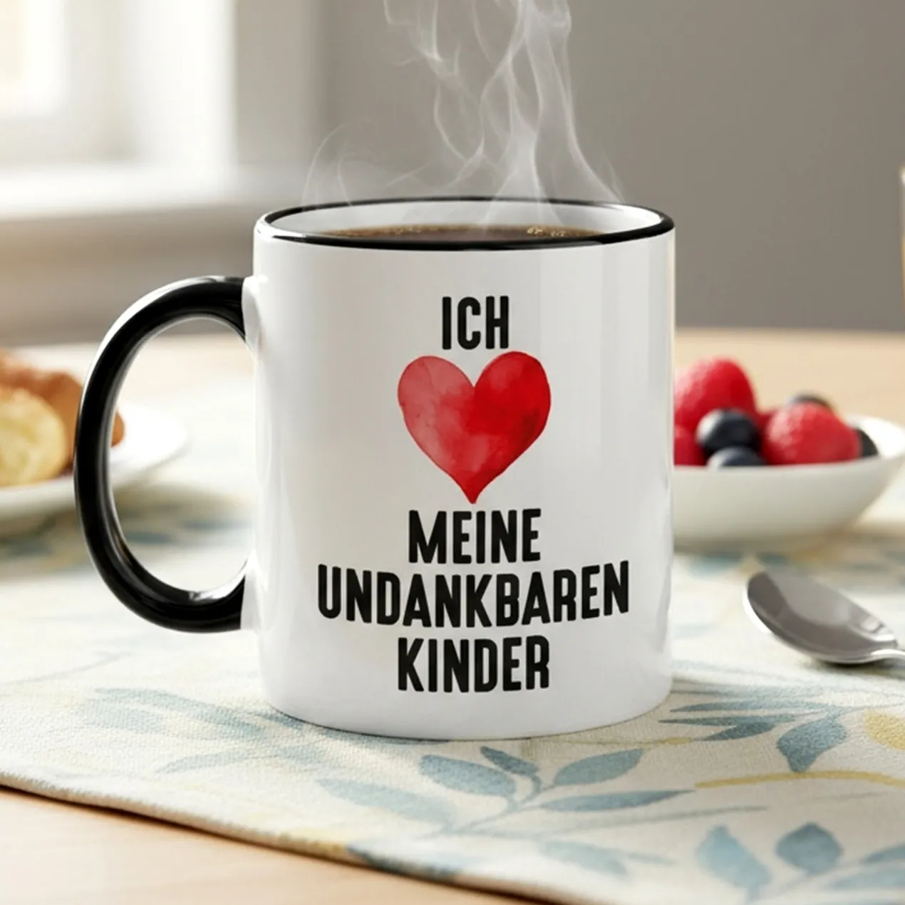 Lustige Tasse 'Ich liebe meine undankbaren Kinder' | Geschenk für Eltern zum Muttertag & Vatertag