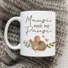Lustige Tasse 'Mausi mach mal Pausi' mit Maus Motiv | Kaffeetasse als Geschenk für Frauen & Kollegin