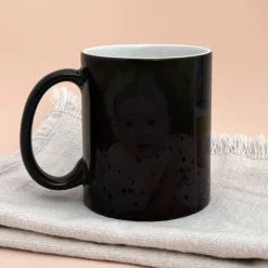 Magic Tasse mit 4 Fotos und Wunschtext