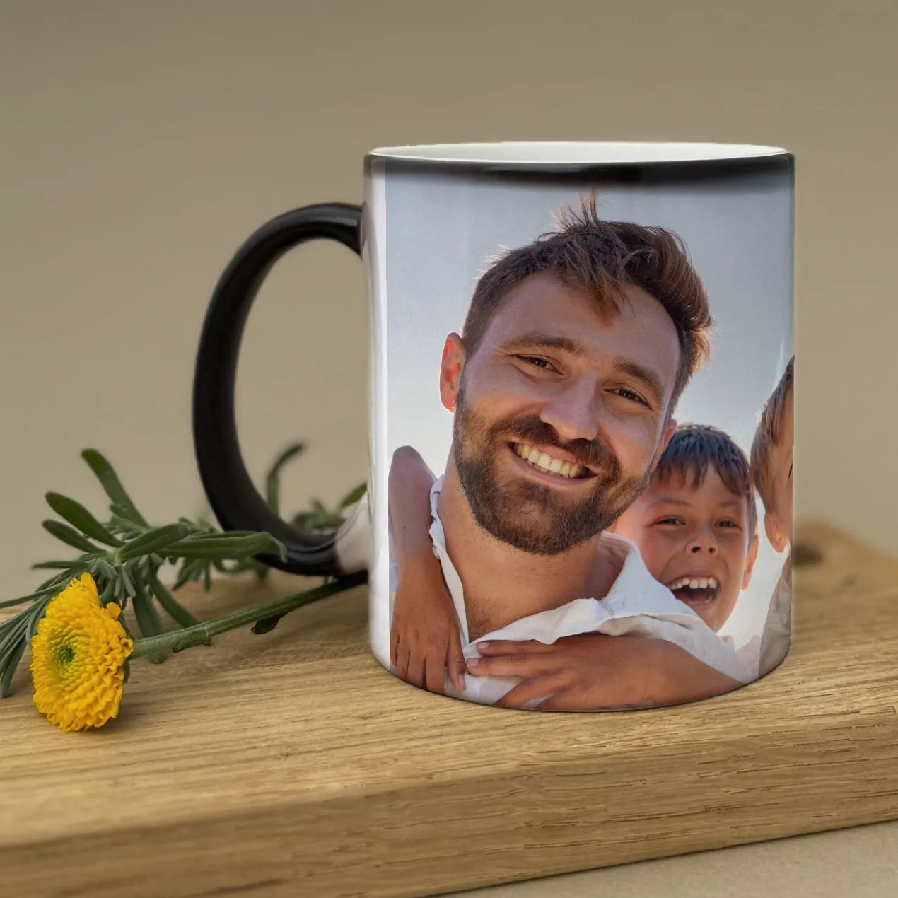 Magic Tasse mit Ihrem Lieblingsfoto und Thermo-Effekt