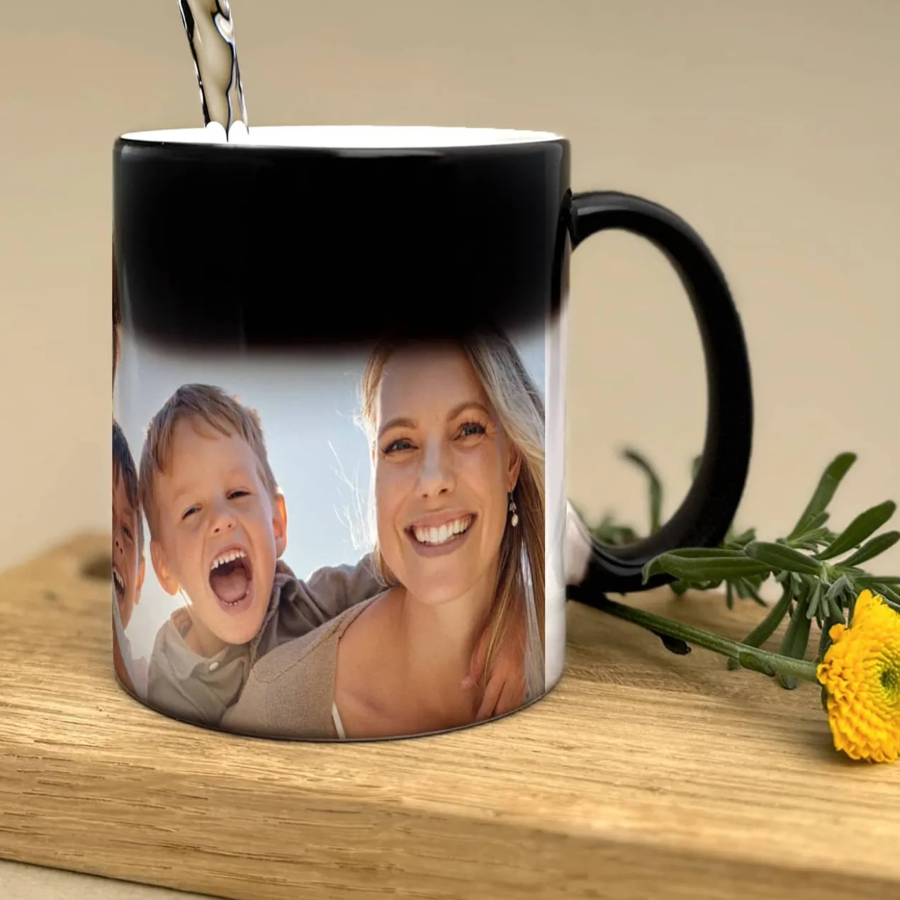 Magic Tasse mit Ihrem Lieblingsfoto und Thermo-Effekt