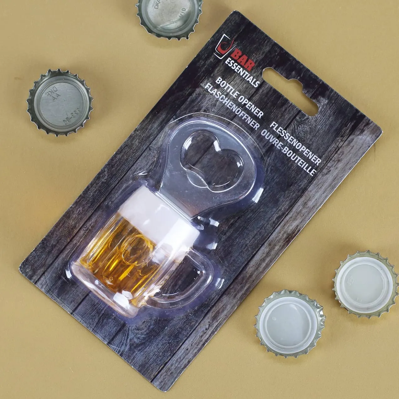 Magnetischer Flaschenöffner in Form eines Bierkrugs