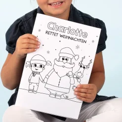 Malheft zu Weihnachten für Mädchen und Jungen
