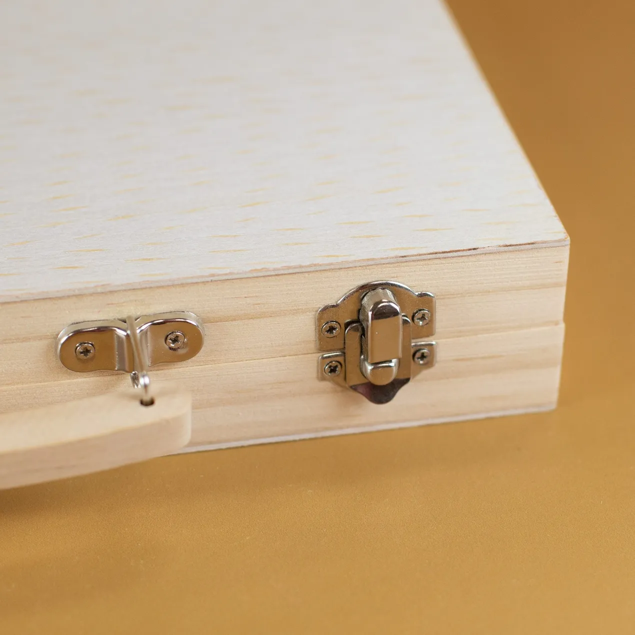 Malkoffer aus Holz 'Endlich Schulkind' personalisiert mit Name für Kinder | Geschenk zur Einschulung