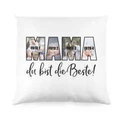 Mama du bist die Beste! - Fotokissen zum Muttertag