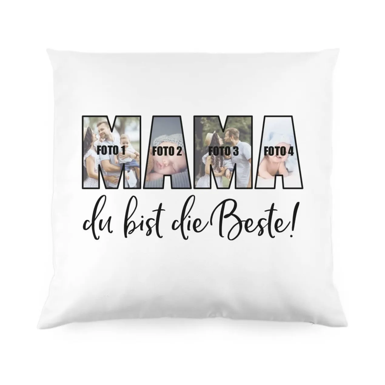 Mama du bist die Beste! - Fotokissen zum Muttertag