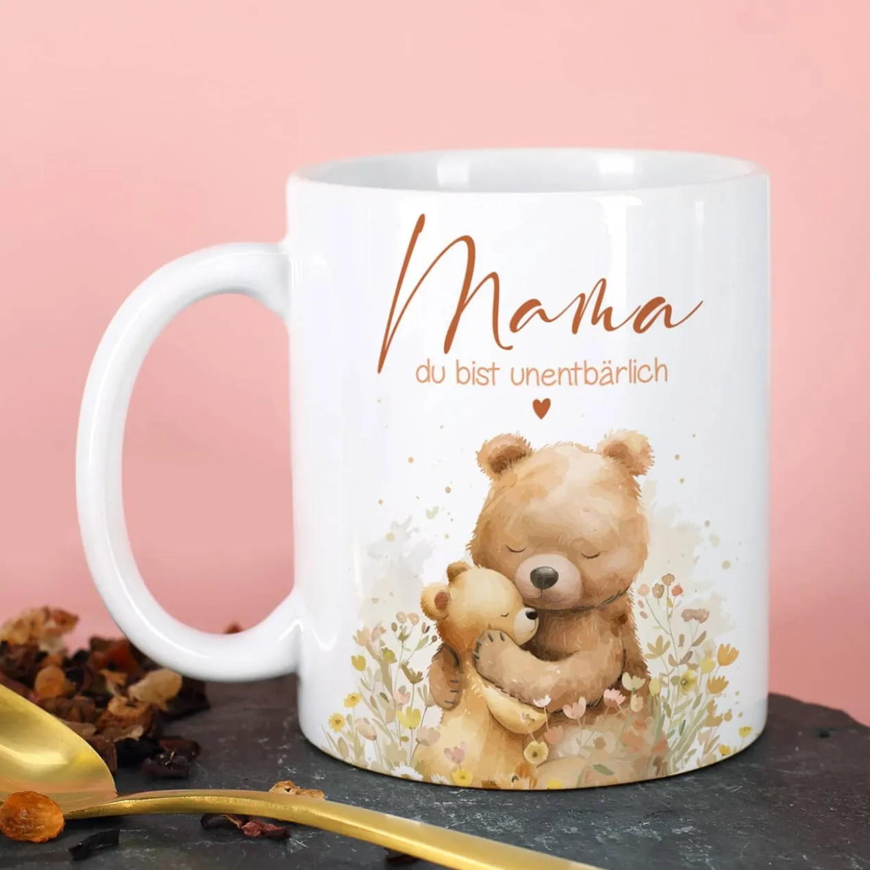 Mama du bist unentbärlich - Fototasse zum Muttertag