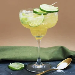 Margarita Cocktailglas mit Namensgravur