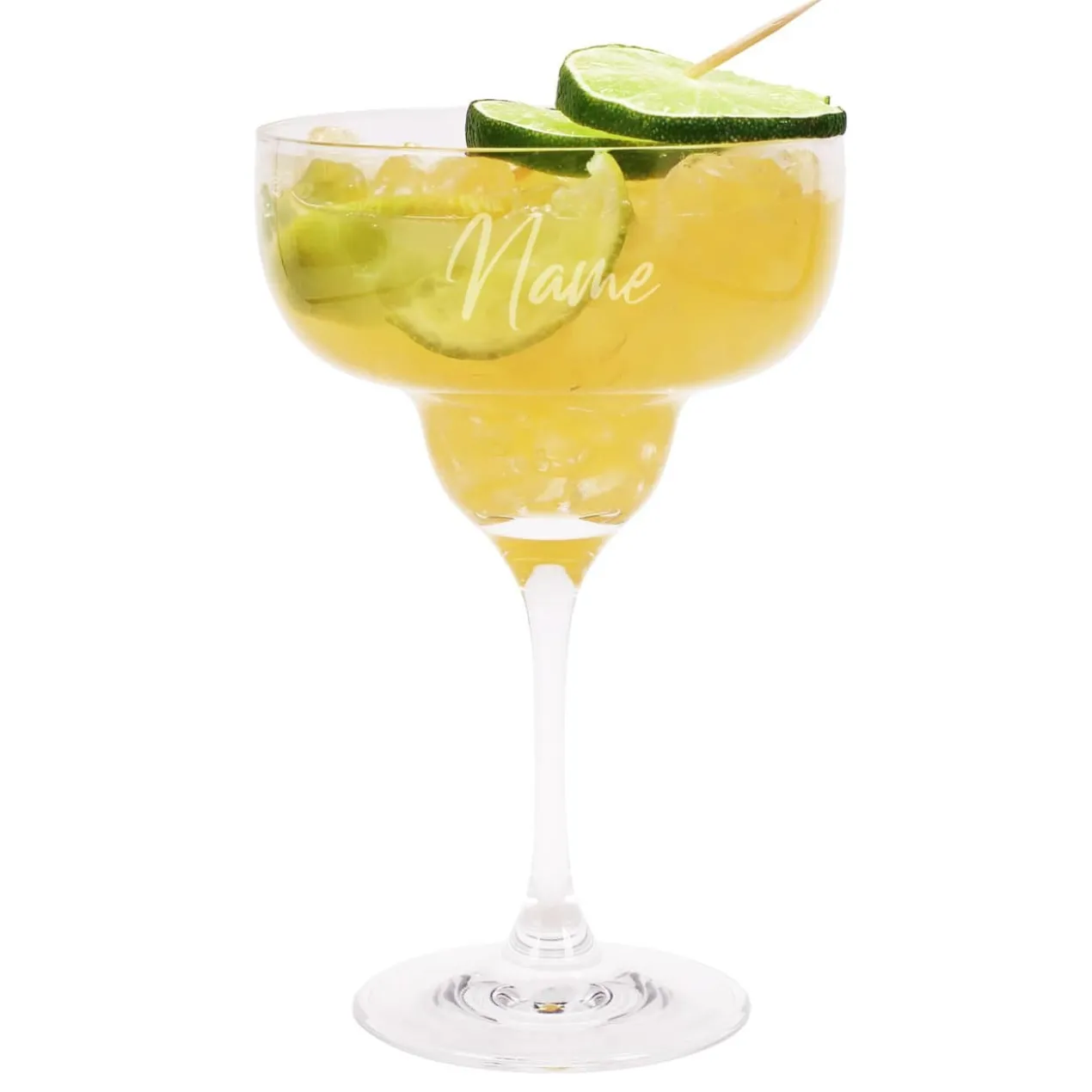 Margarita Cocktailglas mit Namensgravur